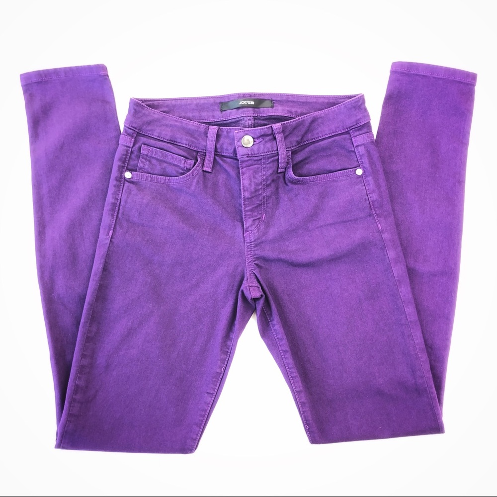 Joe’s Jeans Skinny Visionaire Purple Pants 27